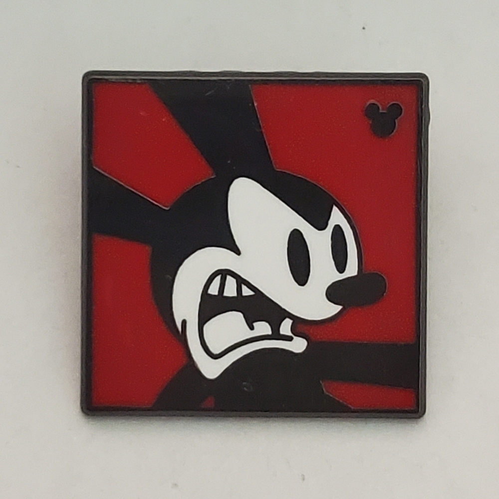 Disney Pin Trading Oswald The Lucky Rabbit Angry Expressions Hidden Mickey Pin